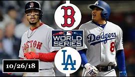 Boston Red Sox vs Los Angeles Dodgers Highlights || World Series Game 3 || October 26, 2018