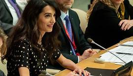 Amal Clooney Addresses the UN On Accountability For War Crimes in Ukraine