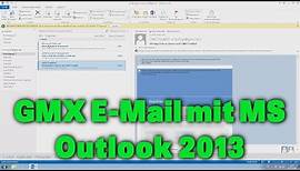 GMX E-Mail mit Microsoft Outlook 2013