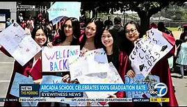ABC7: Arcadia High School Class of 2023 Achieves Rare 100% Graduation