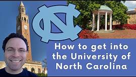 How to get into University of North Carolina at Chapel Hill