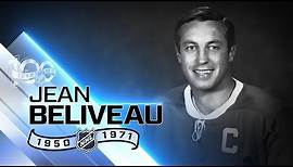 Jean Beliveau's name is on Stanley Cup 17 times