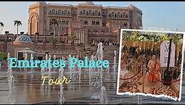 Emirates Palace | 7-Star Luxury Hotel Abu Dhabi, Full Tour | Let's go
