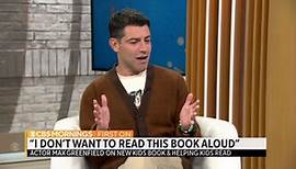 Max Greenfield fights the fear of reading aloud with new children's book