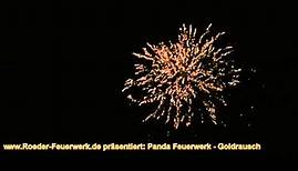 Panda Feuerwerk - Goldrausch