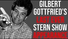 Gilbert Gottfried’s Last Ever Stern Show Appearance