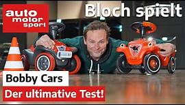 Der ultimative Bobby Car Test: Original vs Porsche, Audi & AMG - Bloch spielt #13 | auto motor sport