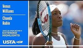 Venus Williams vs. Chanda Rubin Extended Highlights | 2002 US Open Round 4