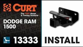 Trailer Hitch Install: CURT 13333 on Dodge Ram 1500
