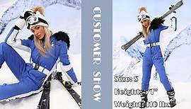 Yousify Womens Onesies Ski Jumpsuits