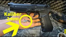 Die kleinste Schreckschuss-Pistole der Welt: Berloque 2mm Review