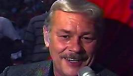 Chick Hearn w/ Dr. Jerry Buss, 1987 halftime interview