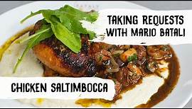 Mario Batali Cooks Chicken Saltimbocca with Creamy Cauliflower Fondue