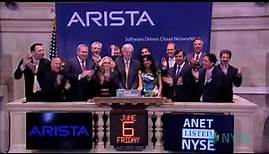 Arista Networks Celebrates IPO on the New York Stock Exchange