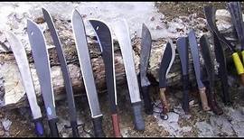 Machetes 3: Types of Machete