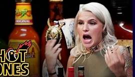 Carly Aquilino Takes on the Spicy Wings Challenge