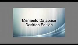 Memento Database Desktop Interface
