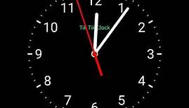 Ticking clock sound and animation 12 hours #clock animation #Sleepingmood #घड़ी #soothing #relaxing