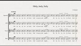 Holy, holy, holy (F Schubert, 1797-1828) - full choir