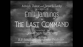 The Last Command (von Sternberg, 1928) — 1080p