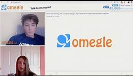 talking to strangers on omegle...