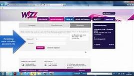 Online check in mit WIZZAIR (web check in)