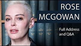 Rose McGowan | Full Address and Q&A | Oxford Union