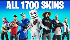 Fortnite ALL SKINS (All 27 Season)