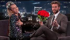 Miley Cyrus & Liam Hemsworth talk Flowers on The Late Late Show