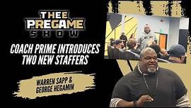Warren Sapp & George Hegamin - Coach Prime Introduces Two New Staffers at Colorado Football
