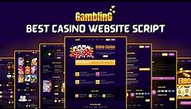 🔥How to create Casino Game website | 🔥Create online Casino website | Best Casino Website Script