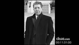 Leonard Cohen discusses 'Book of Mercy' on CKUA (1984)