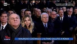 Maurizio Costanzo, l'ultimo saluto a Roma - La vita in diretta 28/02/2023