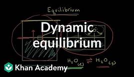 Dynamic equilibrium | Equilibrium | AP Chemistry | Khan Academy