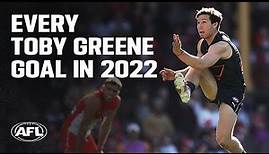 Every goal Toby Greene kicked in 2022 | Leading goal kickers | AFL