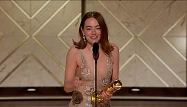 Emma Stone Wins Female Actor in a Motion Picture- Musical or Comedy | Golden GlobesGlobes