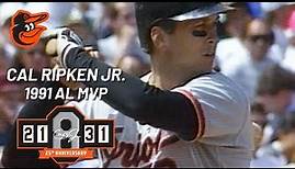 Cal Ripken, Jr. 1991 MVP Season Highlights | Orioles' 2131 25th Anniversary Celebration