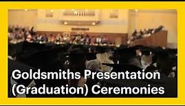 Goldsmiths Presentation (Graduation) Ceremonies