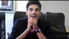 The Wanted's Siva Kaneswaran does his model looks for Sugarscape