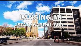 Lansing, Michigan - Driving Tour 4K