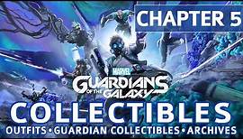 Guardians of the Galaxy - Chapter 5 All Collectible Locations (Outfits, Archives, Guardian Items)