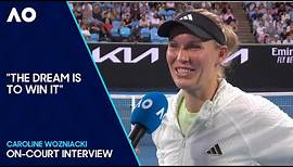 Caroline Wozniacki On-Court Interview | Australian Open 2024 First Round