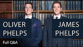 Oliver and James Phelps | Full Q&A | Oxford Union