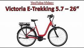Victoria 26 Zoll E-Trekking 5.7H - Günstiges E-Bike mit Bosch-Motor und Extrem-Tiefeinstieg