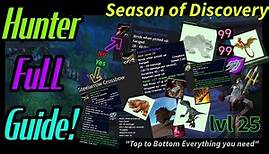 Hunter Full Guide! - Season of Discovery - WoW Classic - Everything you need to know top to bottom