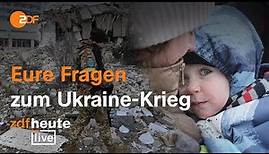 Ukraine-Krieg: Militärische Gefahr, Energiepreise, Flucht | hallo deutschland mit ZDFheute live
