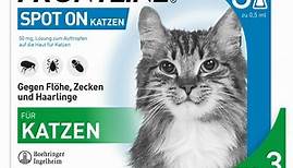 FRONTLINE® SPOT ON Katze gegen Zecken und Flöhe 3 St - Shop Apotheke