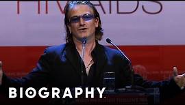 Bono - Lead Singer of U2 & Social Activist| Mini Bio | Biography