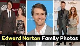 Actor Edward Norton Family Photos with Wife Shauna Robertson, Son Atlas Norton, Sister Molly Norton