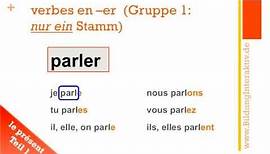 Le Présent (Teil 1): les verbes en "-er"